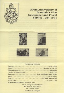 1984 200th Anniversary first Newspaper and Postal Service insert FDC