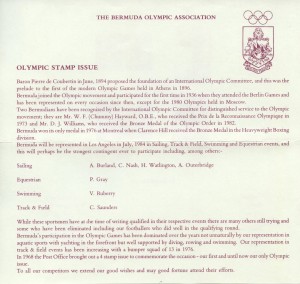 1984 Olympic Games insert FDC