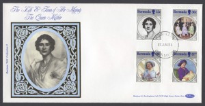 1985 Life and Times of the Queen Mother Miniature Sheet Benham FDC