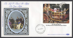 1985 Life and Times of the Queen Mother Miniature Sheet Benham FDC