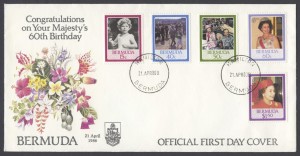 1986 Queen Elizabeth II 60th Birthday FDC