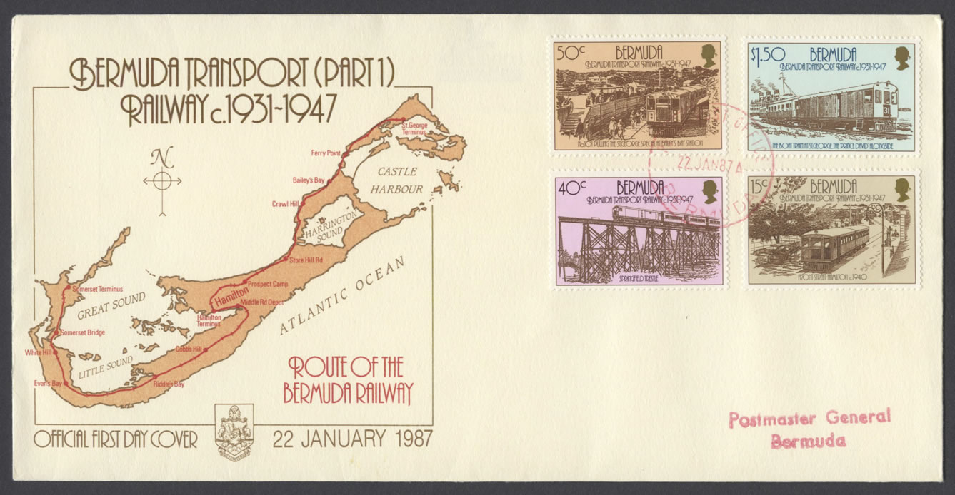 1987 Bermuda Transport Part I Railway c1931-1947