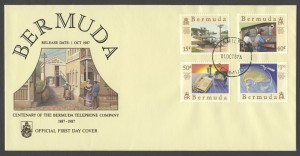 1987 Centenary of the Bermuda Telephone Company FDC