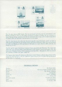 1988 Lloyd's of London Tercentenary insert reverse FDC