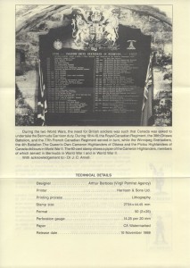 1988 Military Uniforms insert reverse FDC
