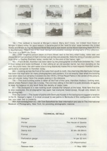 1989 150 Years of Photography insert reverse FDC