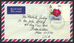 1989 Old Garden Roses 50c Booklet Stamp FDC