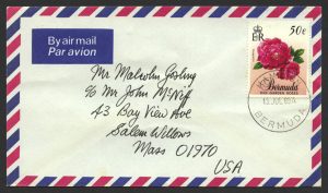 1989 Old Garden Roses 50c Booklet Stamp FDC