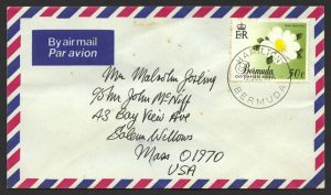 1989 Old Garden Roses 50c Booklet Stamp FDC