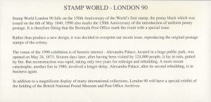 1990 Stamp World London 1990 insert  FDC