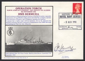 Operation Torch HMS Bermuda CC