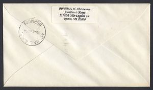 1991 United Airlines Washington DC to Bermuda First Flight reverse