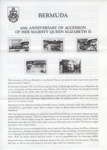 1992 40th Anniversary of Accession of HM Queen Elizabeth II insert FDC