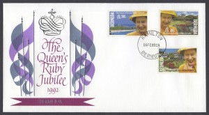 1992 40th Anniversary of Accession of HM Queen Elizabeth II Fleetwood FDC