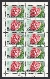1993 Old Garden Roses Part 4 Pane of 10