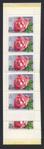 1993 Old Garden Roses Booklet Stamps SB5