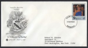 1998 Diana, Princess of Wales Commemoration 65c FDC