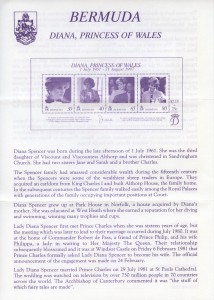 1998 Diana, Princess of Wales Commemoration Official insert FDC
