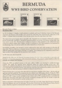 2001 WWF  Bird Conservation liner FDC