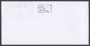 2011 Lifetime of Service Miniature Sheet reverse FDC
