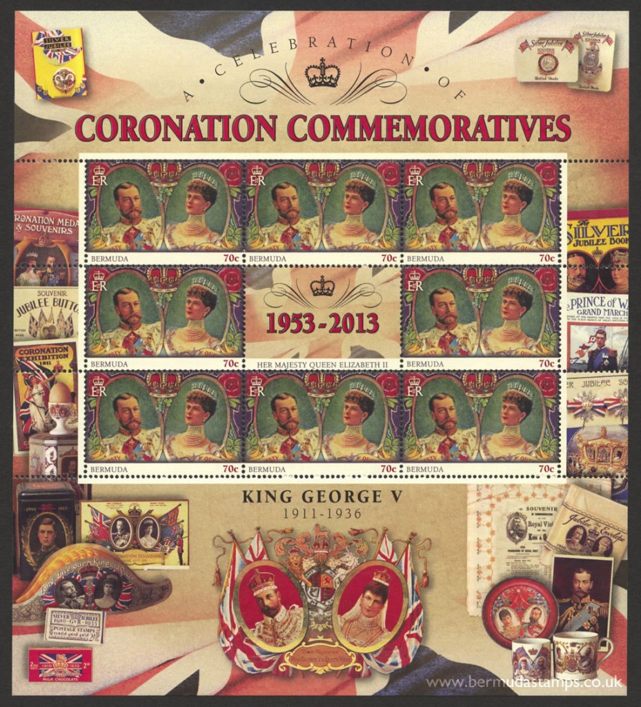2013 60th Anniversary of the Coronation 70c Souvenir Sheet
