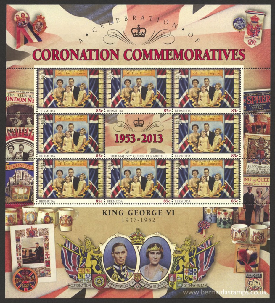 2013 60th Anniversary of the Coronation 85c Souvenir Sheet