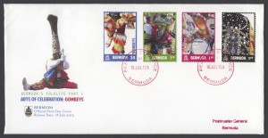2013 Bermuda's Folklife Part I Gombeys FDC