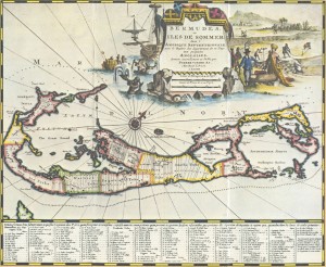 1729 Bermuda Antique Map