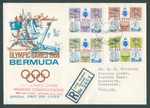 1968 XIX Olympic Games Mexico FDC