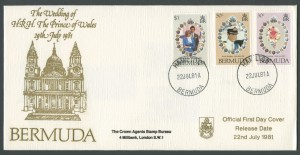 1981 Royal Wedding Charles and Diana FDC