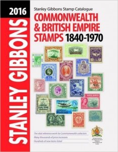 2016 Commonwealth & British Empire stamp catalogue