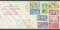 1953 Queen Elizabeth II Definitive Issue 1953 QEII Issue Definitive FDC