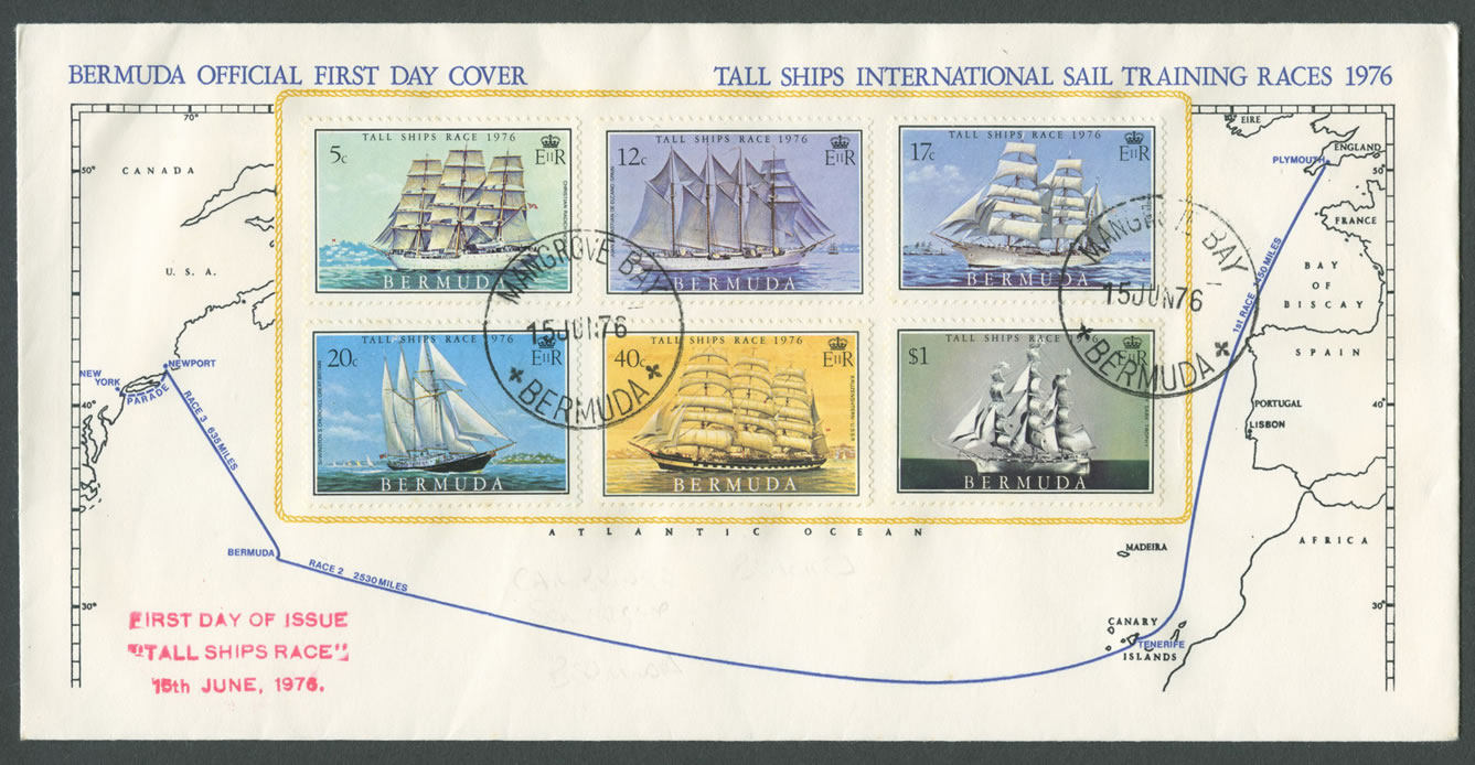 1976 Tall Ships Race FDC