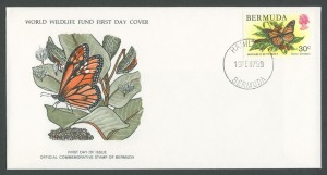 1979 WWF Monarch Butterfly 30c FDC