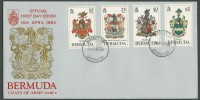 1983 Bermuda Coats of Arms Part I 1983 Bermuda Coats of Arms Part 1 FDC