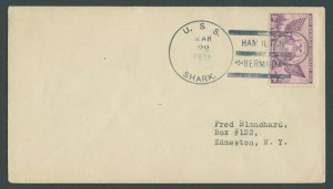 1936 USS Shark US Navy Submarine Cover