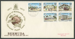 1977 Centenary of Membership of the Universal Postal Union FDC