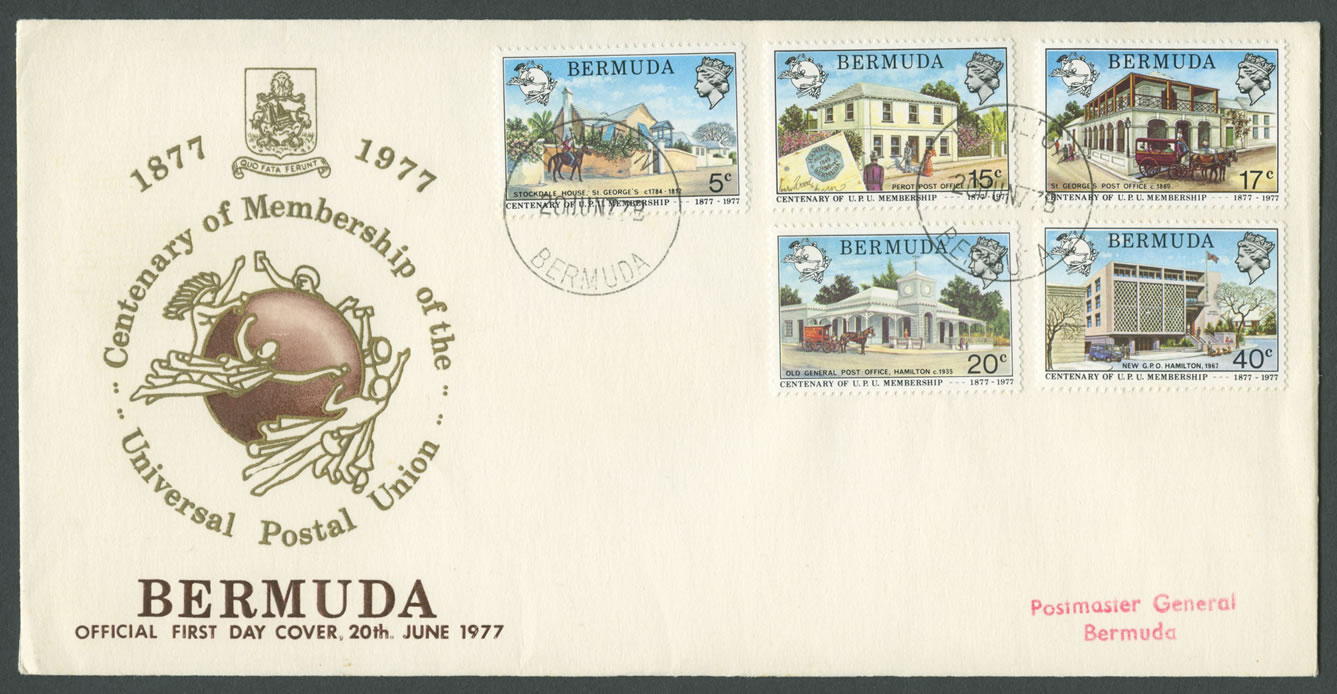 1977 Centenary of Membership of the Universal Postal Union FDC