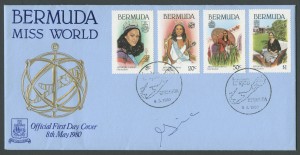 1980 Bermuda Miss World FDC
