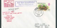 MV Bibi Paquebot Bermuda 1989 MV Bibi Paquebot Cover