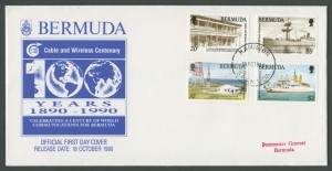 1990 Cable and Wireless Centenary FDC