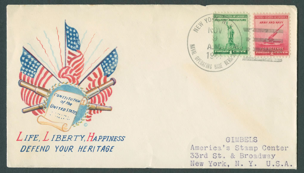 1941 Naval Operating Base Bermuda BR