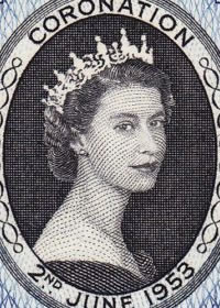 1953 Queen Elizabeth II Coronation Portrait