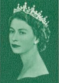 1966 Queen Elizabeth II Churchill Portrait