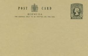 1978 Bermuda Post Card Stationery Inland Rate QEII