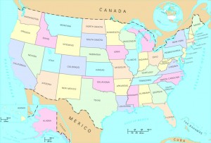 Map of US States