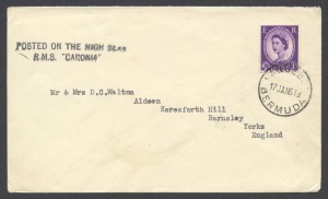 1961 RMS Caronia paquebot