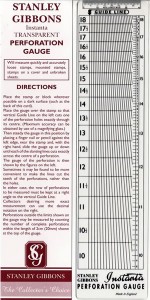 Stanley Gibbons Instanta Perforation Guide