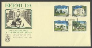 1989 150th Anniversary of the Bermuda Library FDC
