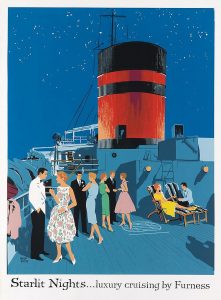 Poster by Adloph Triedler for Furness Bermuda Line